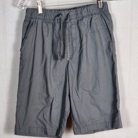Wonder Nation Grey Flannel Cotton Poly Span Elastic Tie Waist Shorts Size XXL 18 - Picture 1 of 16